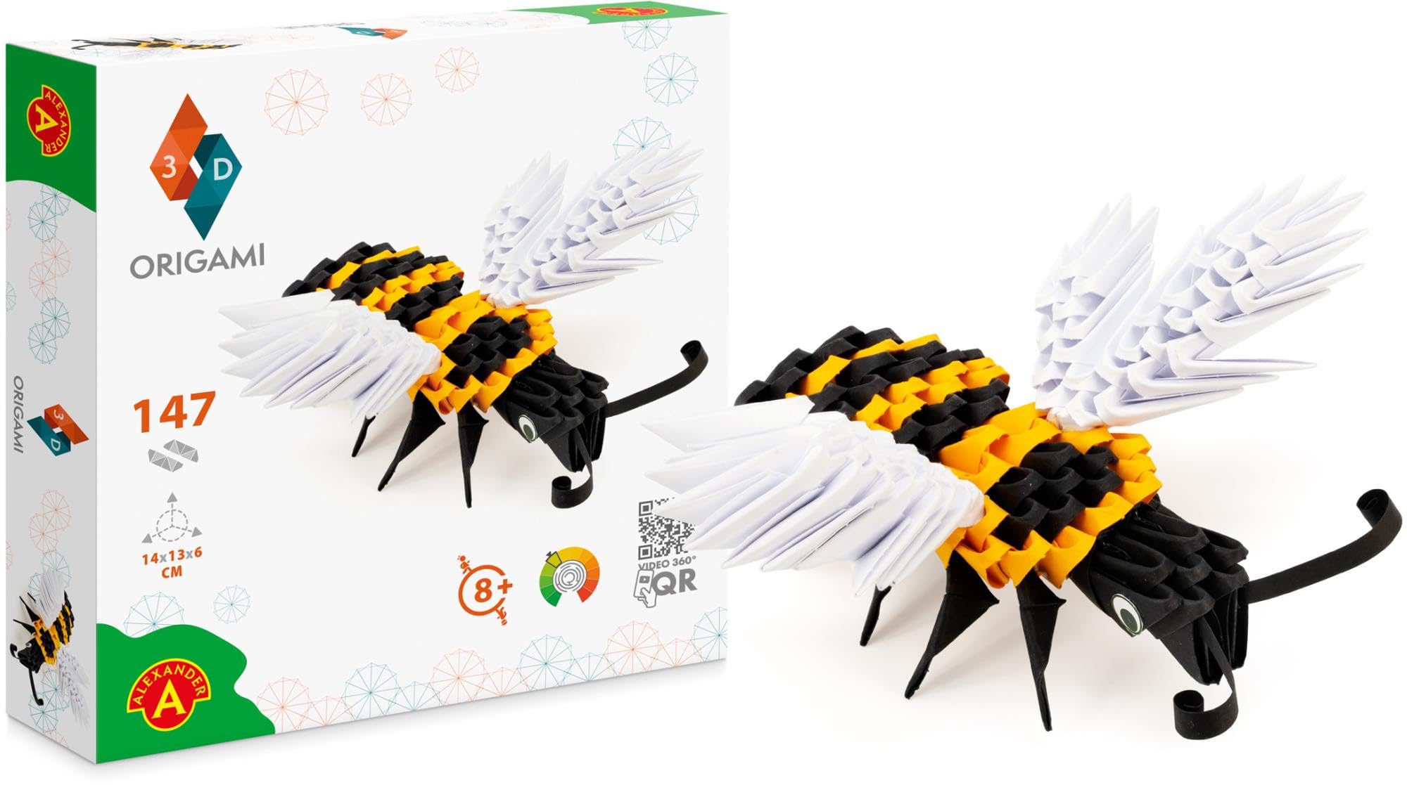 Amazon.com: Origami 3D 501823-3D Origami Bee - Beautiful 3D Paper